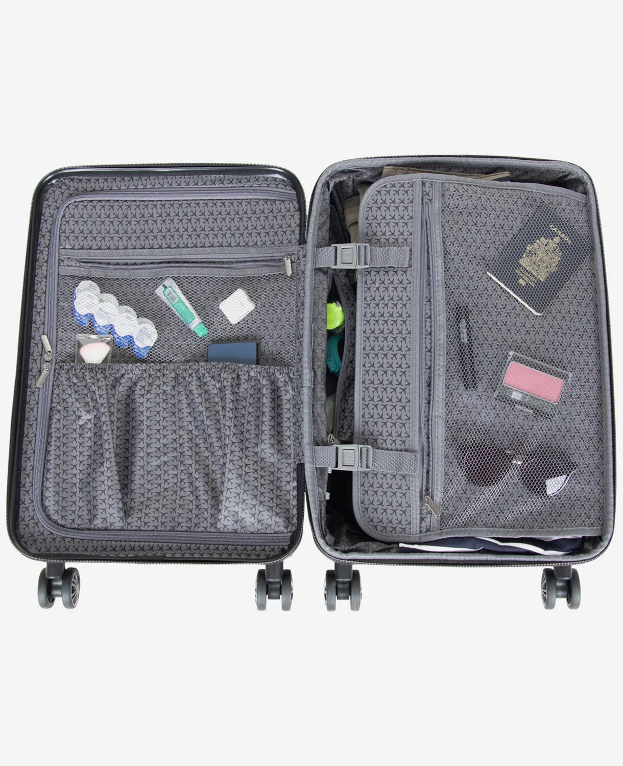 2-Pc. Bundle 20-Inch Carry On Madison Square Travel Suitcase & Chelsea 15-Inch Laptop Travel Backpack
