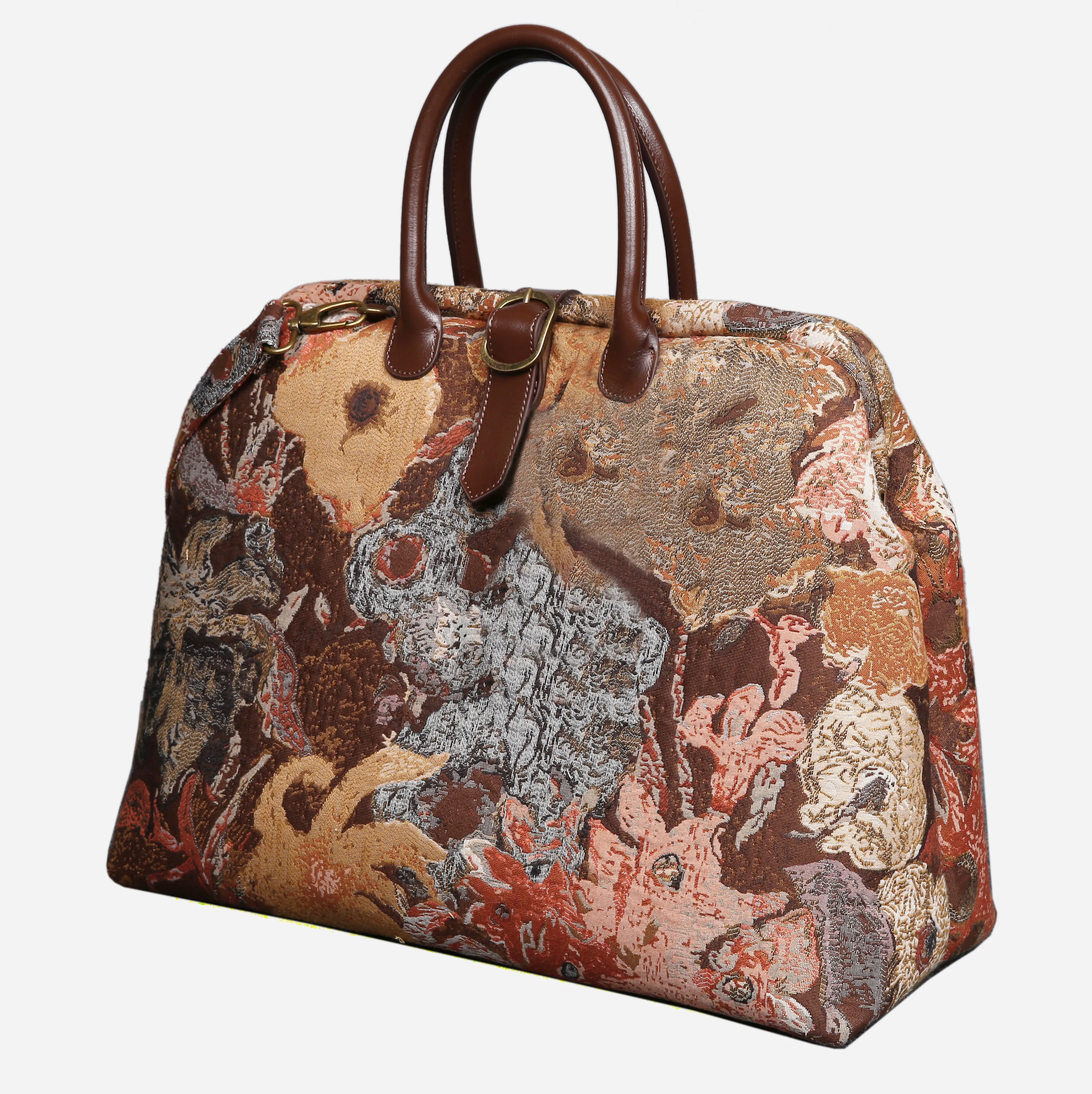 Abstract Brown Mary Poppins Weekender