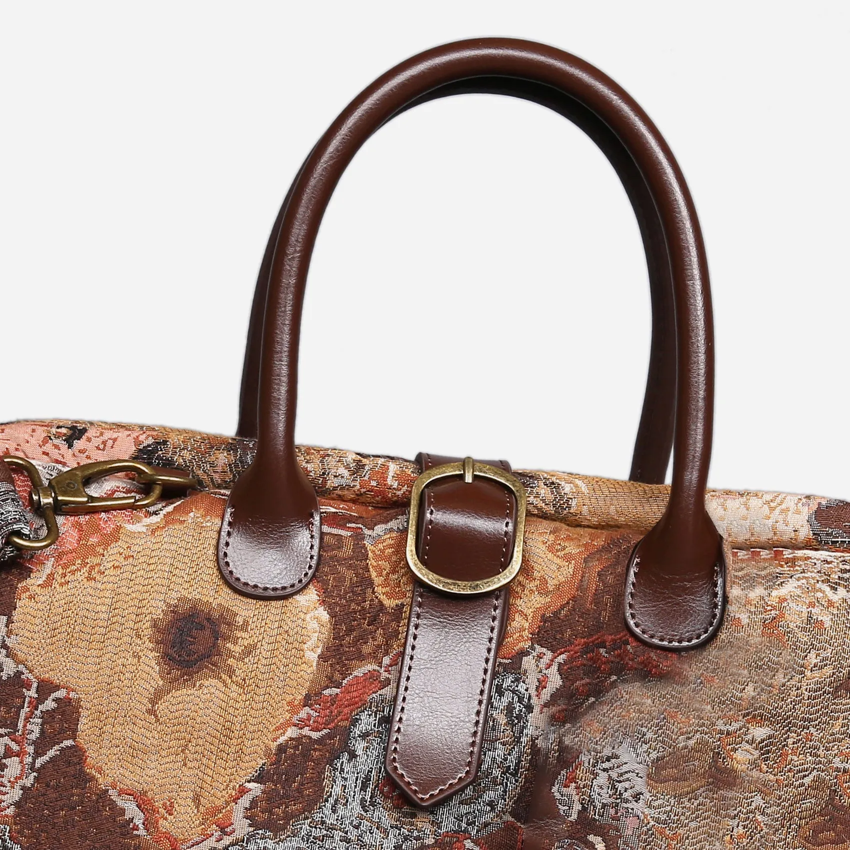 Abstract Brown Mary Poppins Weekender