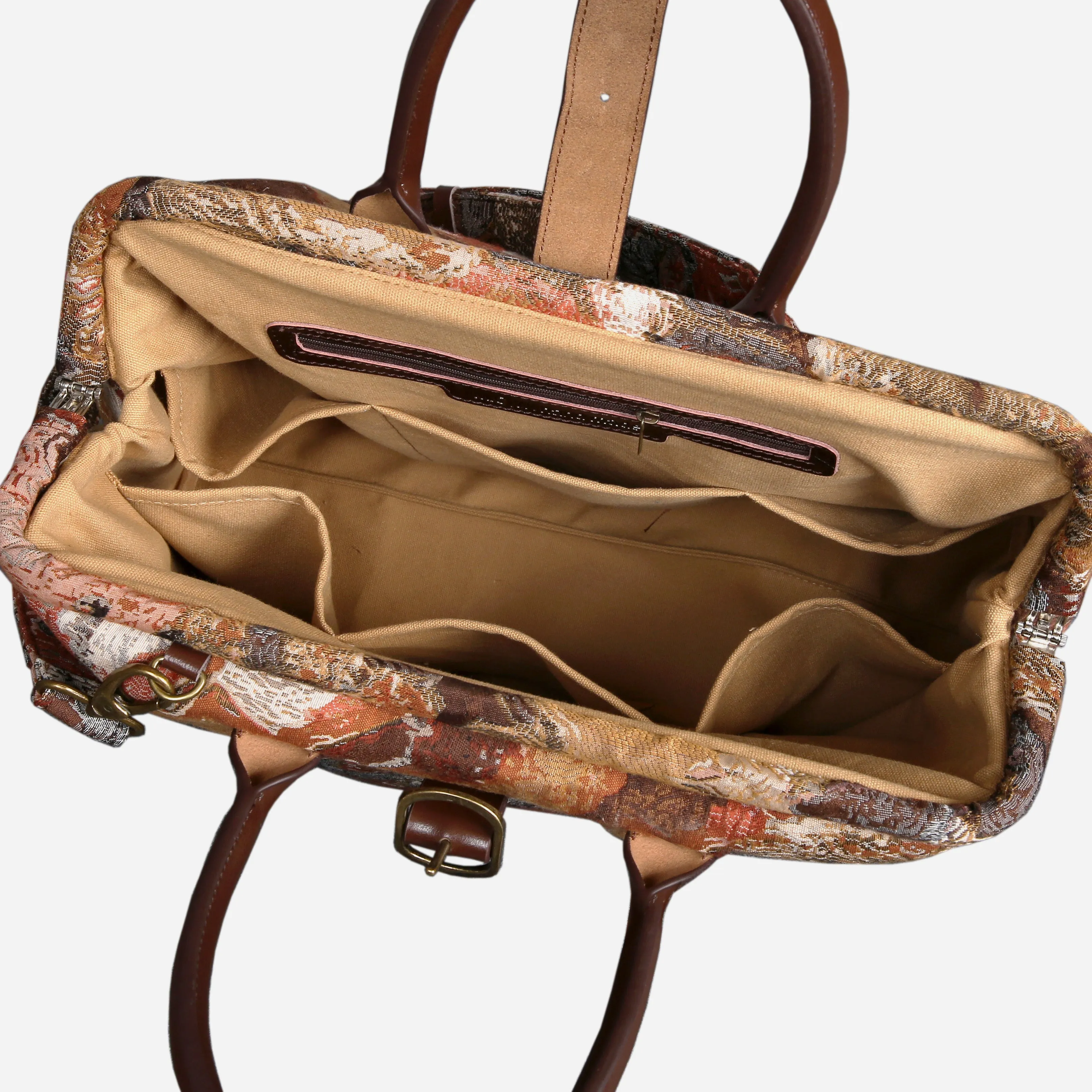 Abstract Brown Mary Poppins Weekender