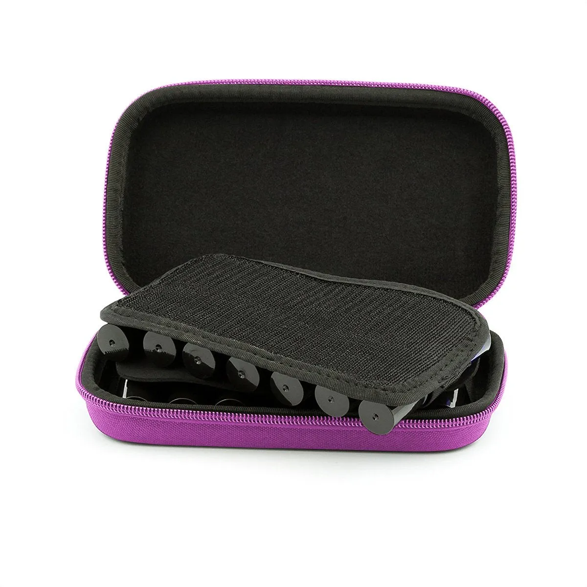Aroma Outfitters Essential Oil Carrying Case. Premium Storage Protection & Organizer for Roller Bottles. Carry Case Protects up to 14 Roller Balls and Sample Drams - Perfect for Travel (Pink) pink