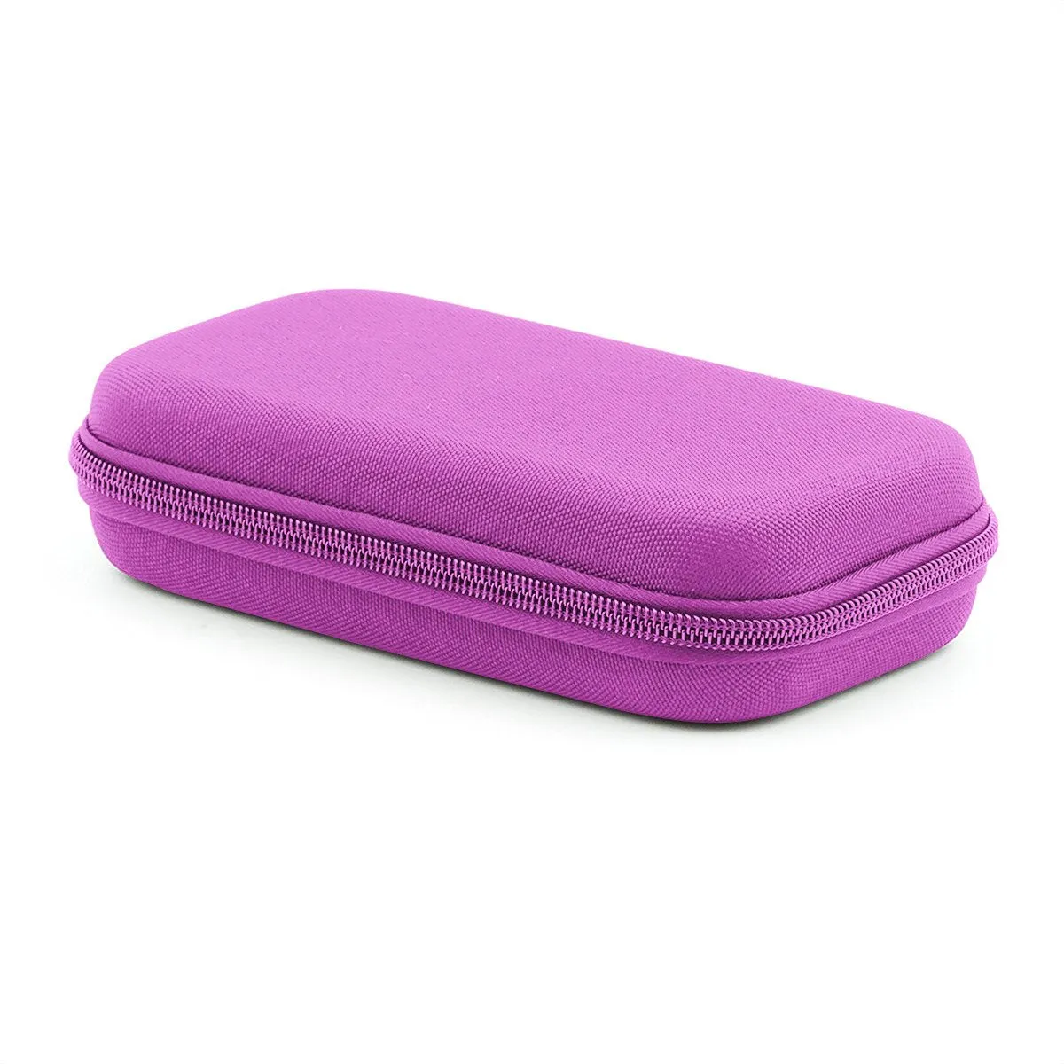 Aroma Outfitters Essential Oil Carrying Case. Premium Storage Protection & Organizer for Roller Bottles. Carry Case Protects up to 14 Roller Balls and Sample Drams - Perfect for Travel (Pink) pink