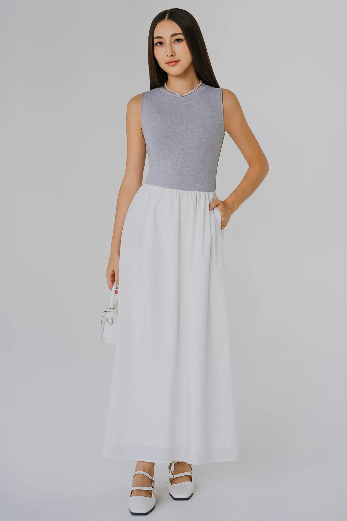 Avenue Duo Dress (White)