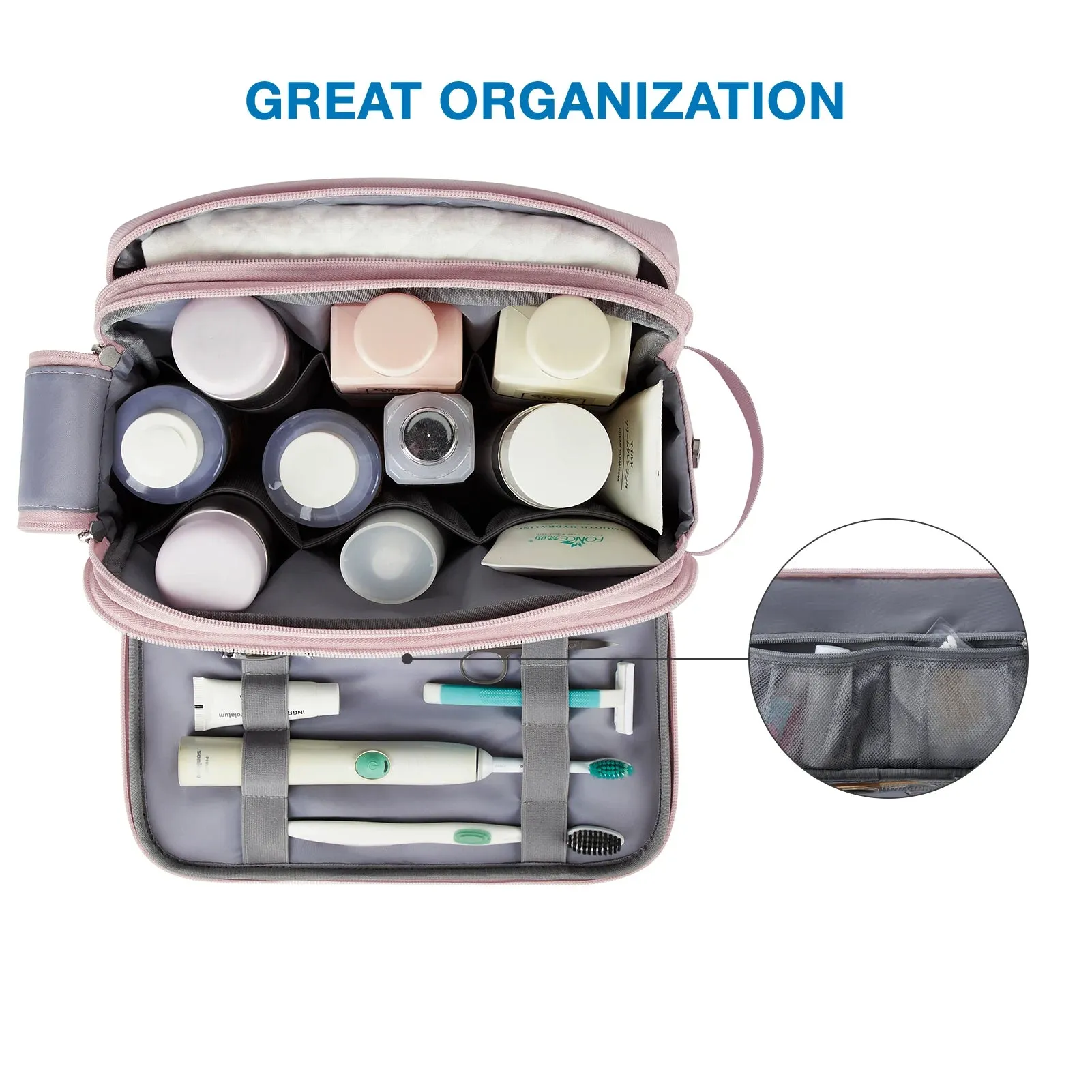 BAGSMART Voyager Toiletry Organizer