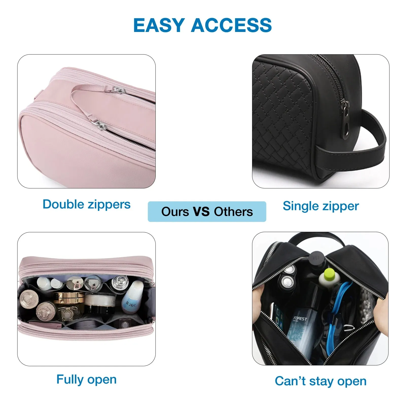 BAGSMART Voyager Toiletry Organizer