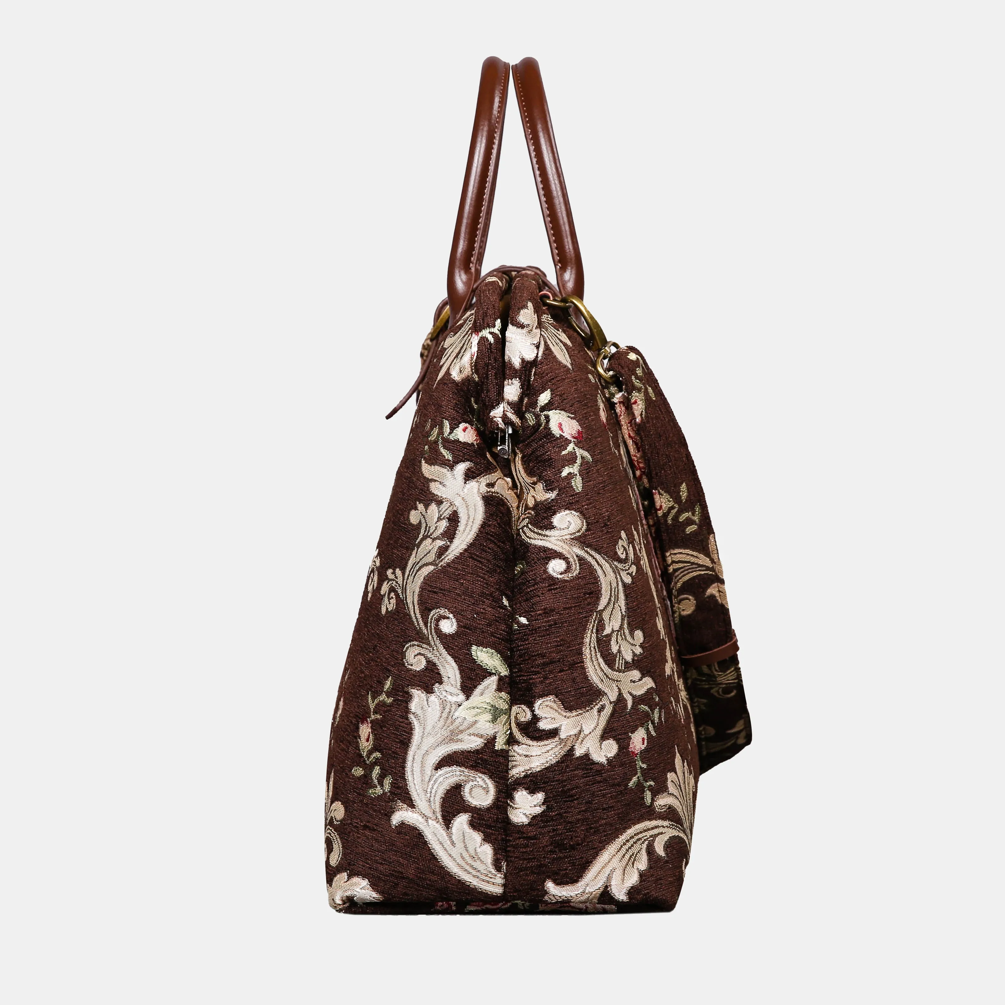 Baroque Garden Brown Mary Poppins Weekender