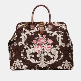 Baroque Garden Brown Mary Poppins Weekender