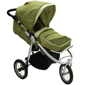 Bumbleride Indie All Terrain 3 Wheel Stroller in Bamboo