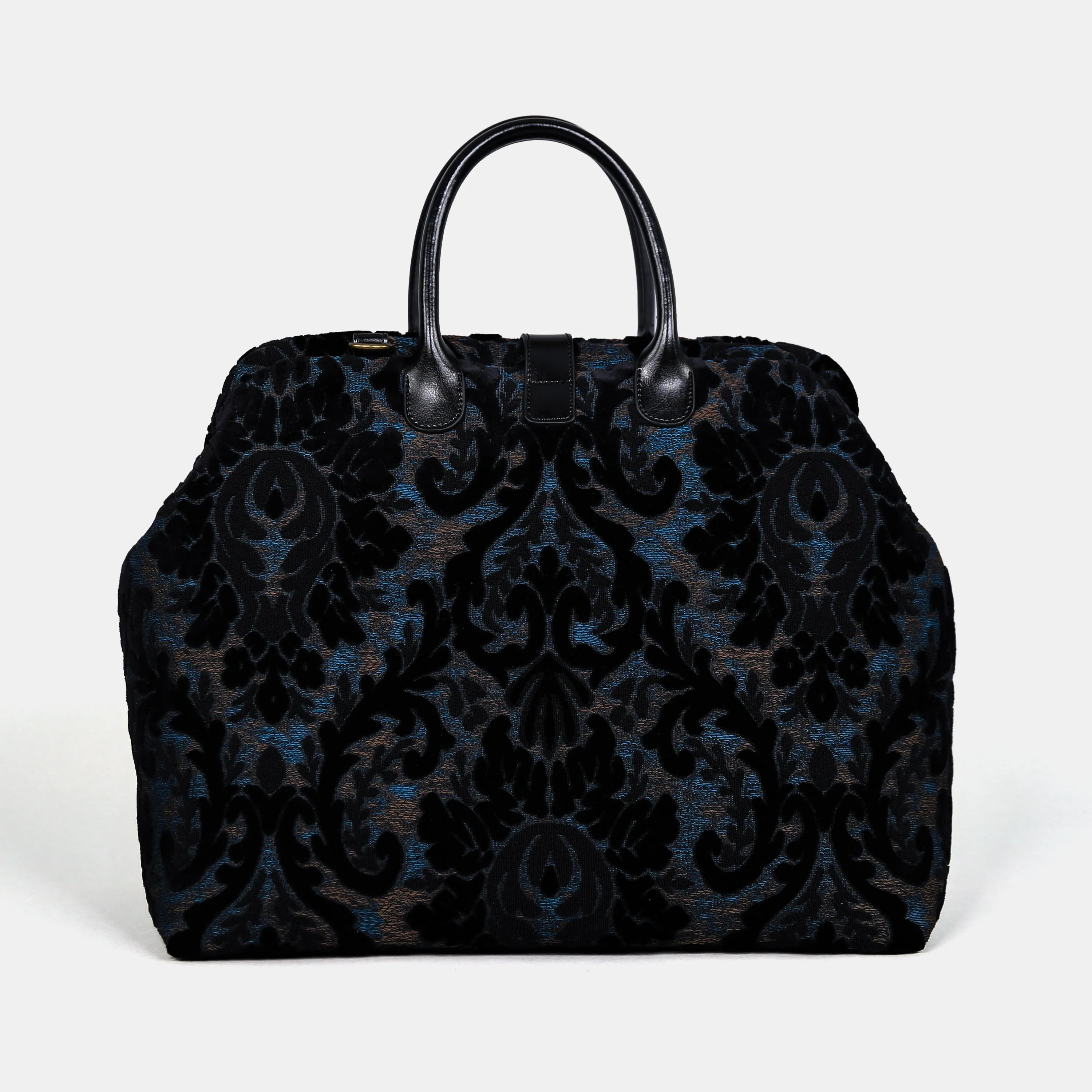 Burnout Velvet Black Mary Poppins Weekender