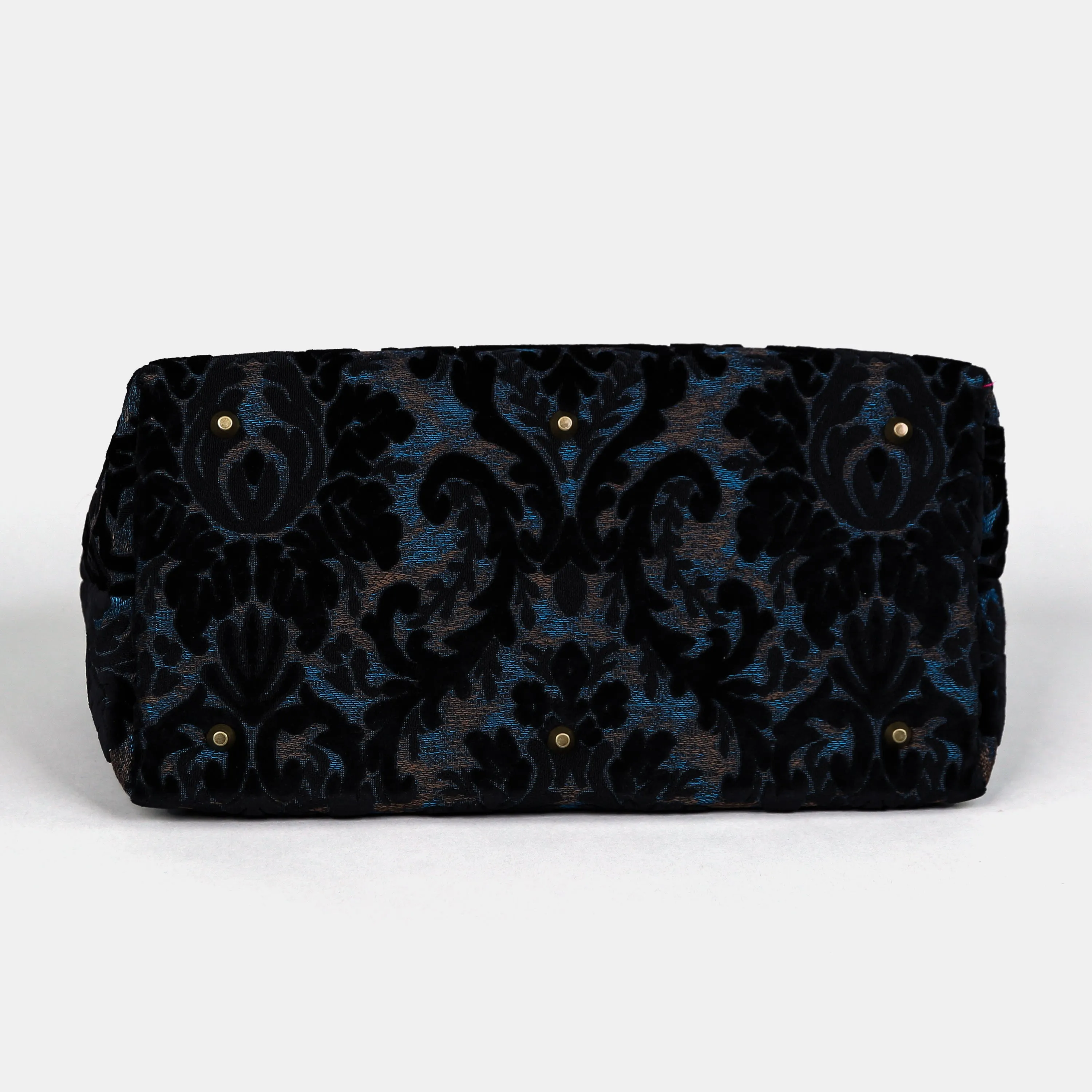 Burnout Velvet Black Mary Poppins Weekender