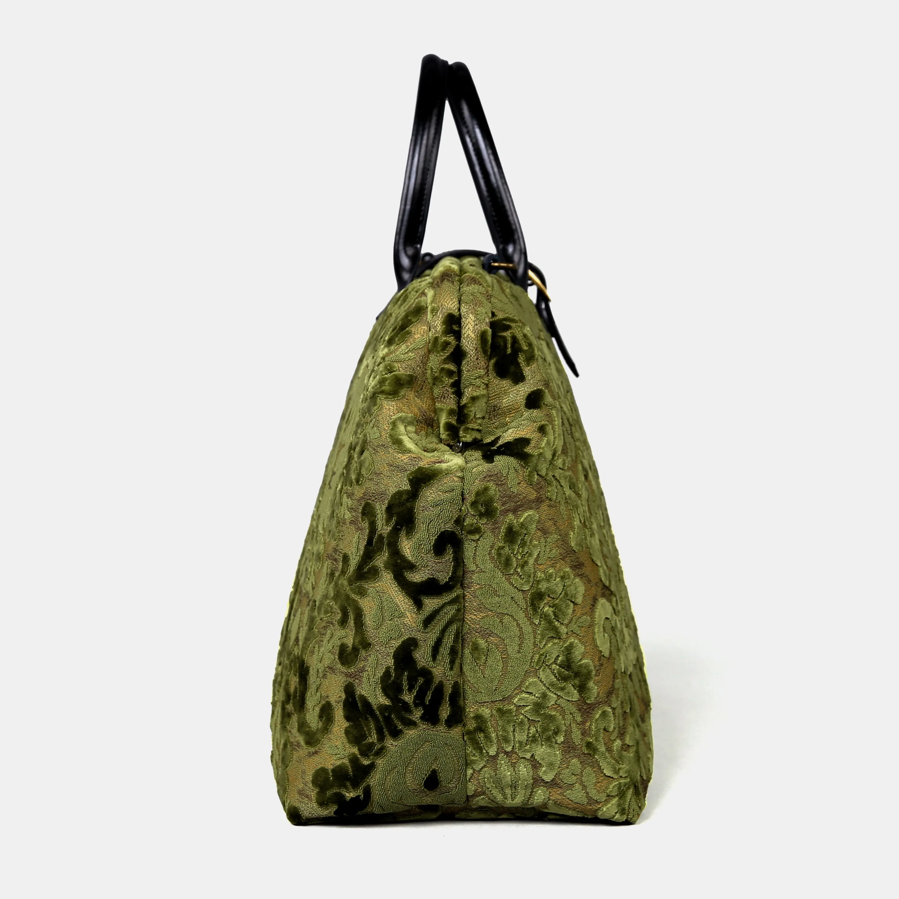 Burnout Velvet Fern Green Mary Poppins Weekender