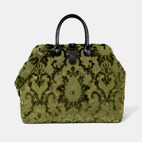 Burnout Velvet Fern Green Mary Poppins Weekender