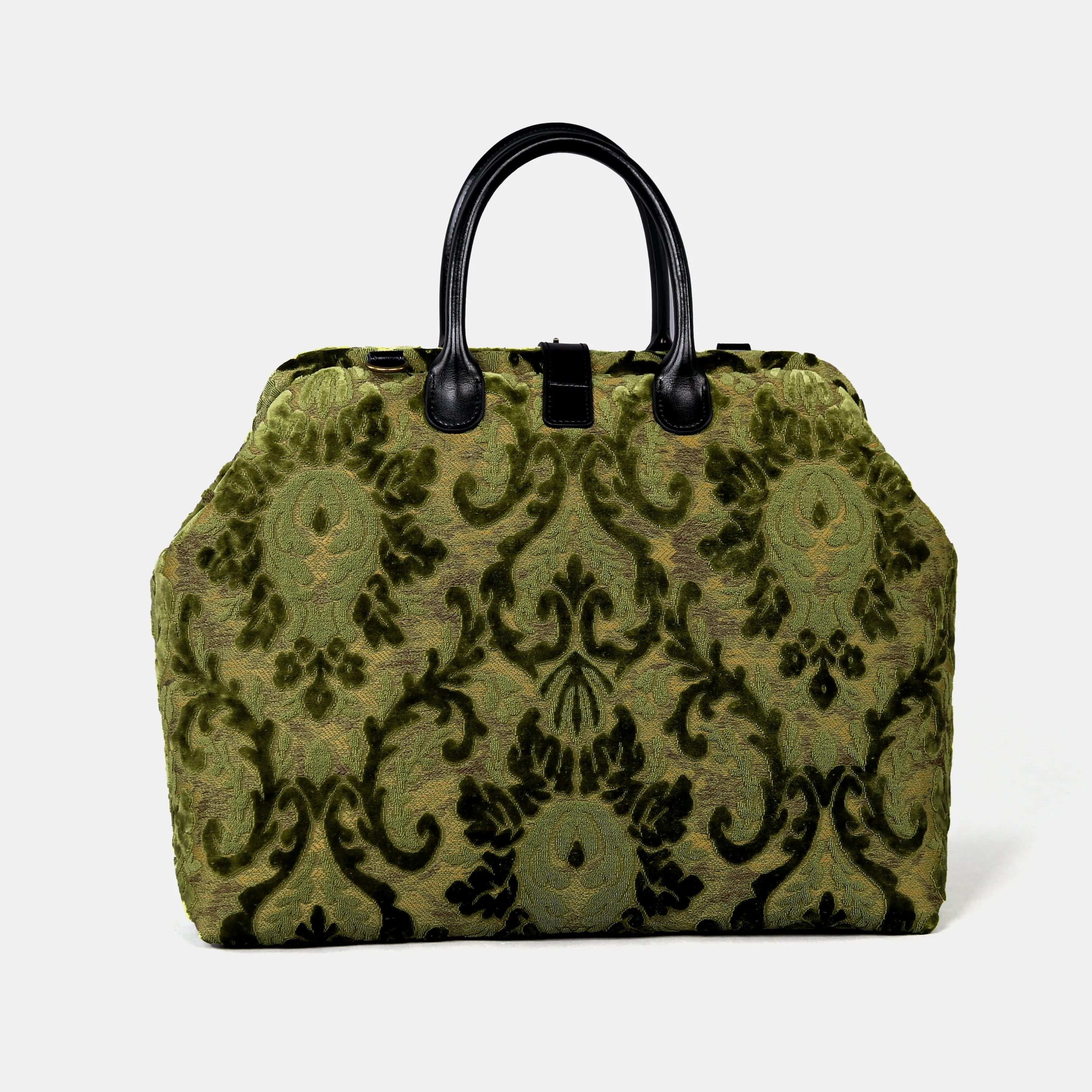 Burnout Velvet Fern Green Mary Poppins Weekender