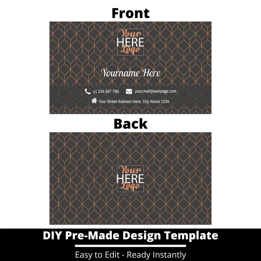 Business Card Design Template 184