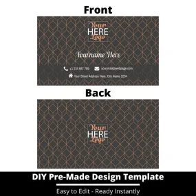 Business Card Design Template 184