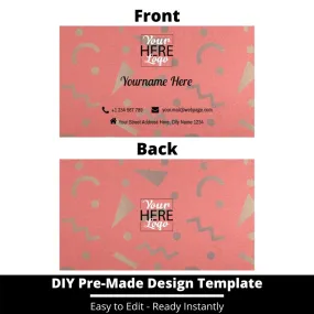 Business Card Design Template 26