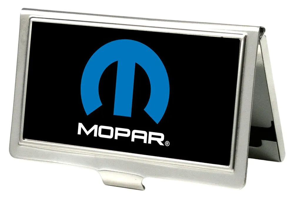 Business Card Holder - SMALL - MOPAR Logo FCG Black Blue White