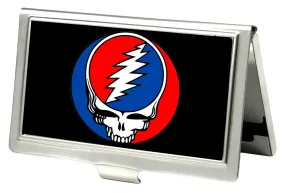 Business Card Holder - SMALL - Steal Your Face FCG Black Color