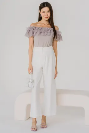 Cali Dream Mesh Top (Lilac Grey)