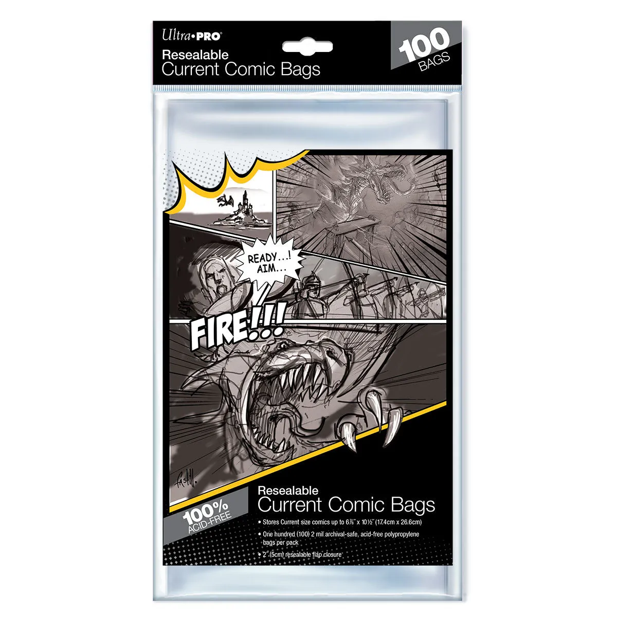 Current Size Resealable Comic Bags (100ct)