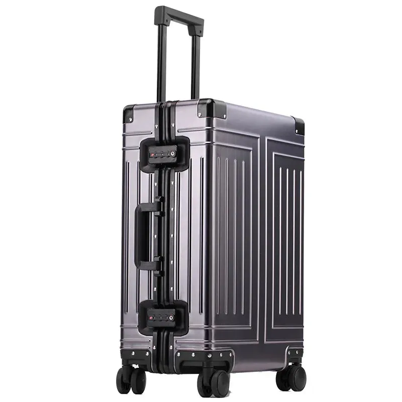 Durable Aluminum Luggage Set – Cabin Carry-On Suitcase with Wheels