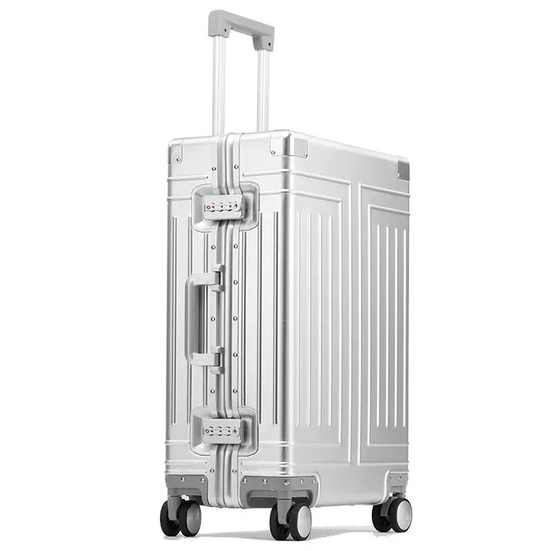 Durable Aluminum Luggage Set – Cabin Carry-On Suitcase with Wheels