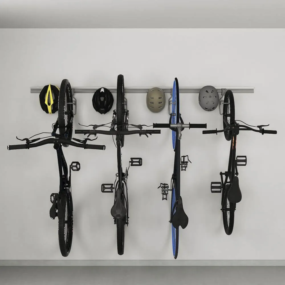 Elfa Garage Bike Storage Solution W: 230 Platinum