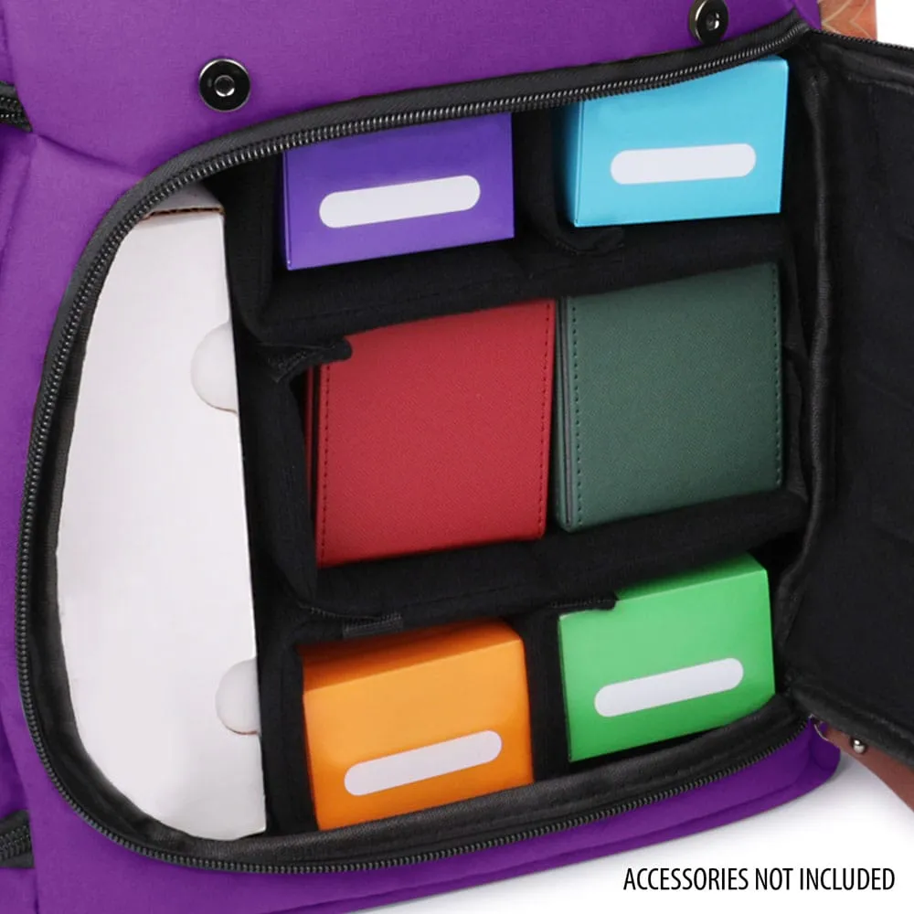 Enhance TCG Series Trading Card Backpack Designer Edition Purple Full-Size
