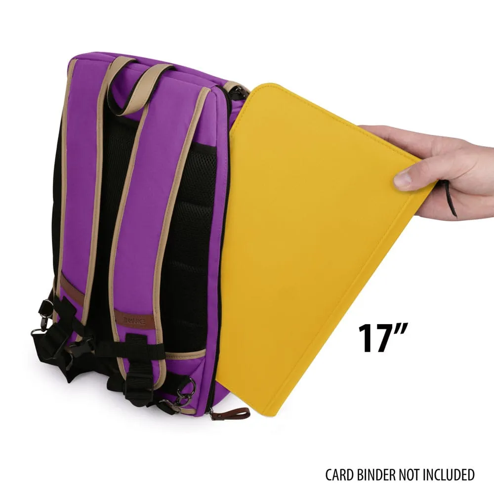 Enhance TCG Series Trading Card Backpack Designer Edition Purple Full-Size