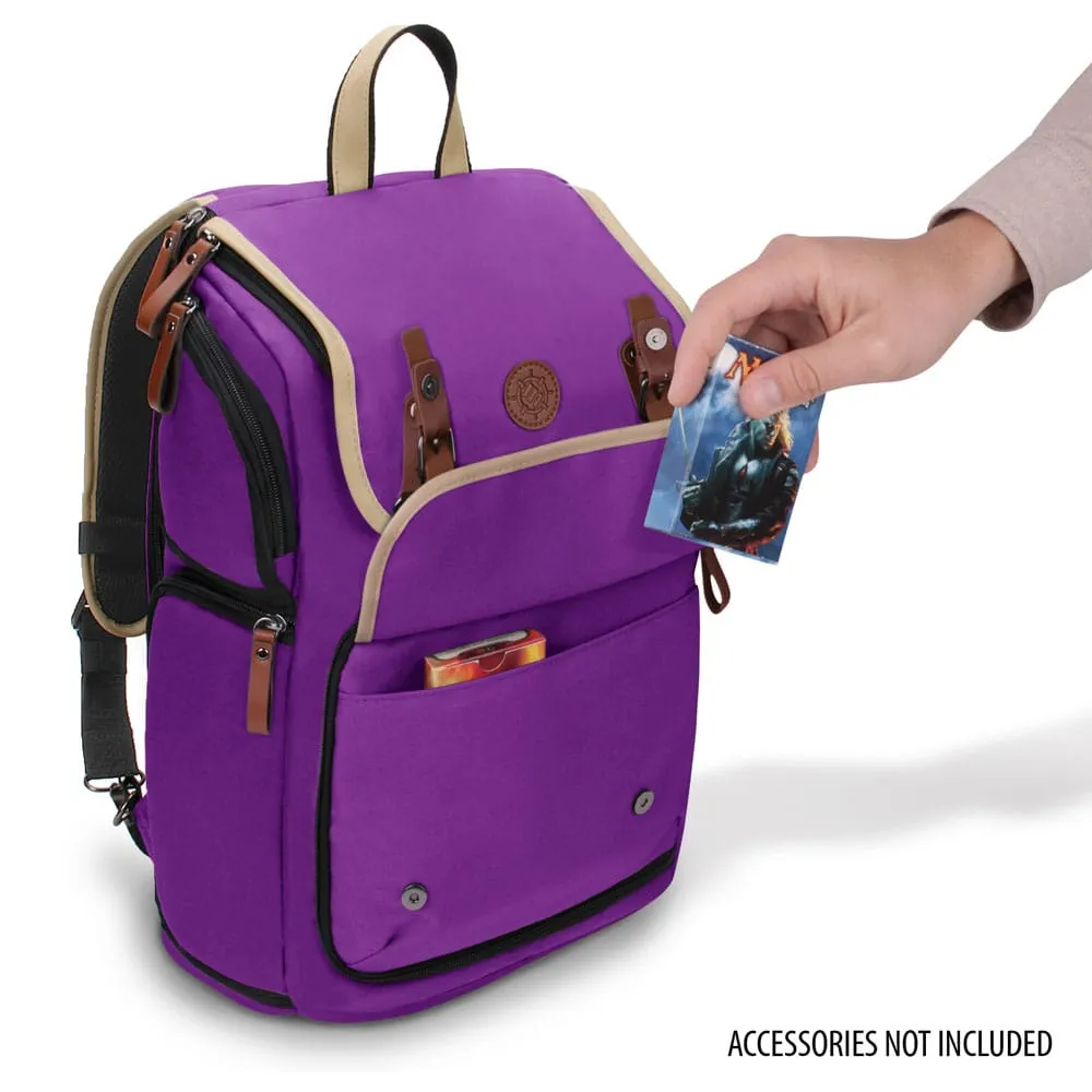 Enhance TCG Series Trading Card Backpack Designer Edition Purple Full-Size