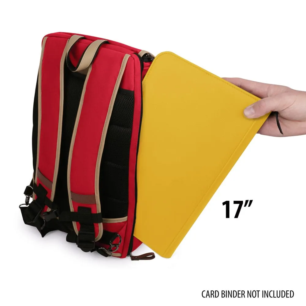 Enhance TCG Series Trading Card Backpack Designer Edition Red