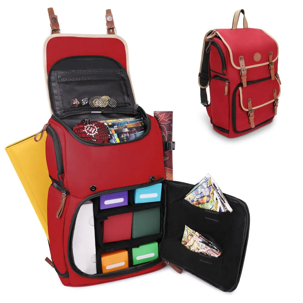 Enhance TCG Series Trading Card Backpack Designer Edition Red