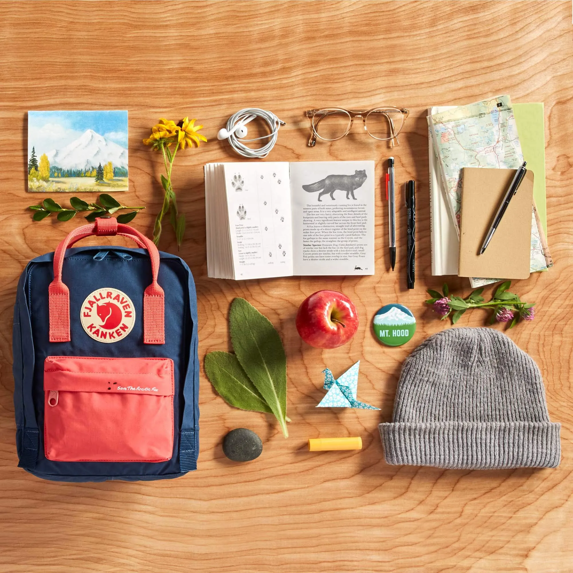 Fjallraven - Kanken Mini Classic Backpack for Everyday, Deep Forest/Acorn