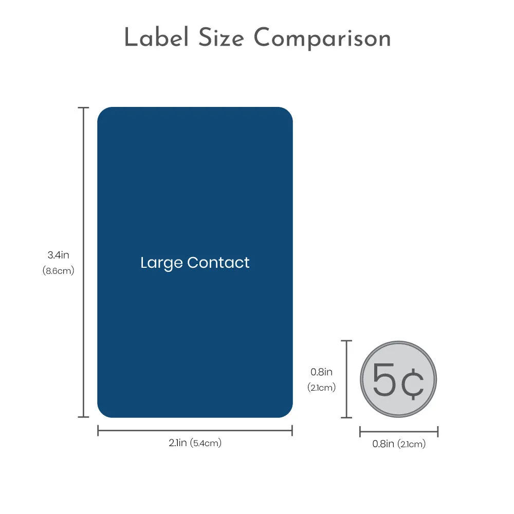 Flamingo Luggage Tag Labels