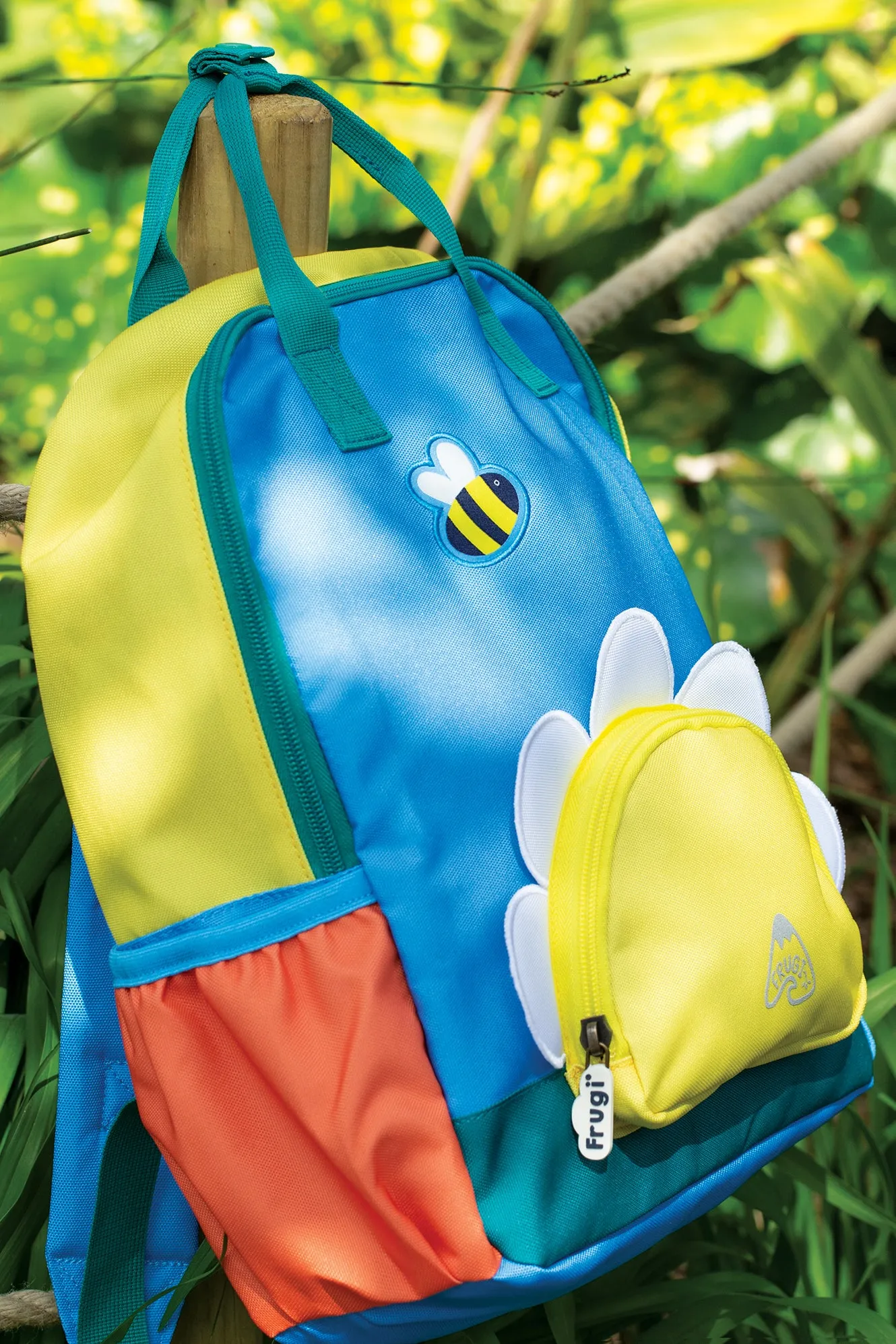 Frugi Ramble Rainbow Backpack Mc0bk Daisy Bee