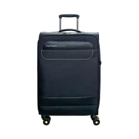 Hush Puppies HP69-3145 28" SUPER LIGHT Double Wheel Expandable Soft-Case Spinner Luggage with Anti-Theft Zipper & TSA Lock - Black