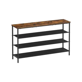 Industrial Shoe Rack with Steel Frame