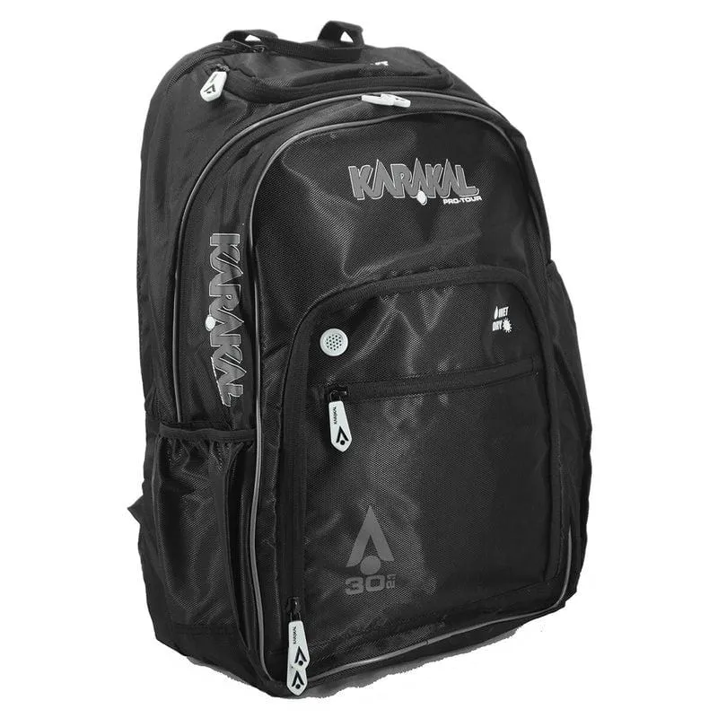 Karakal Pro Tour 30 2.1 Badminton Backpack - Black / White