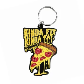 Kinda Fit Kinda Fat Plateroni Keychain