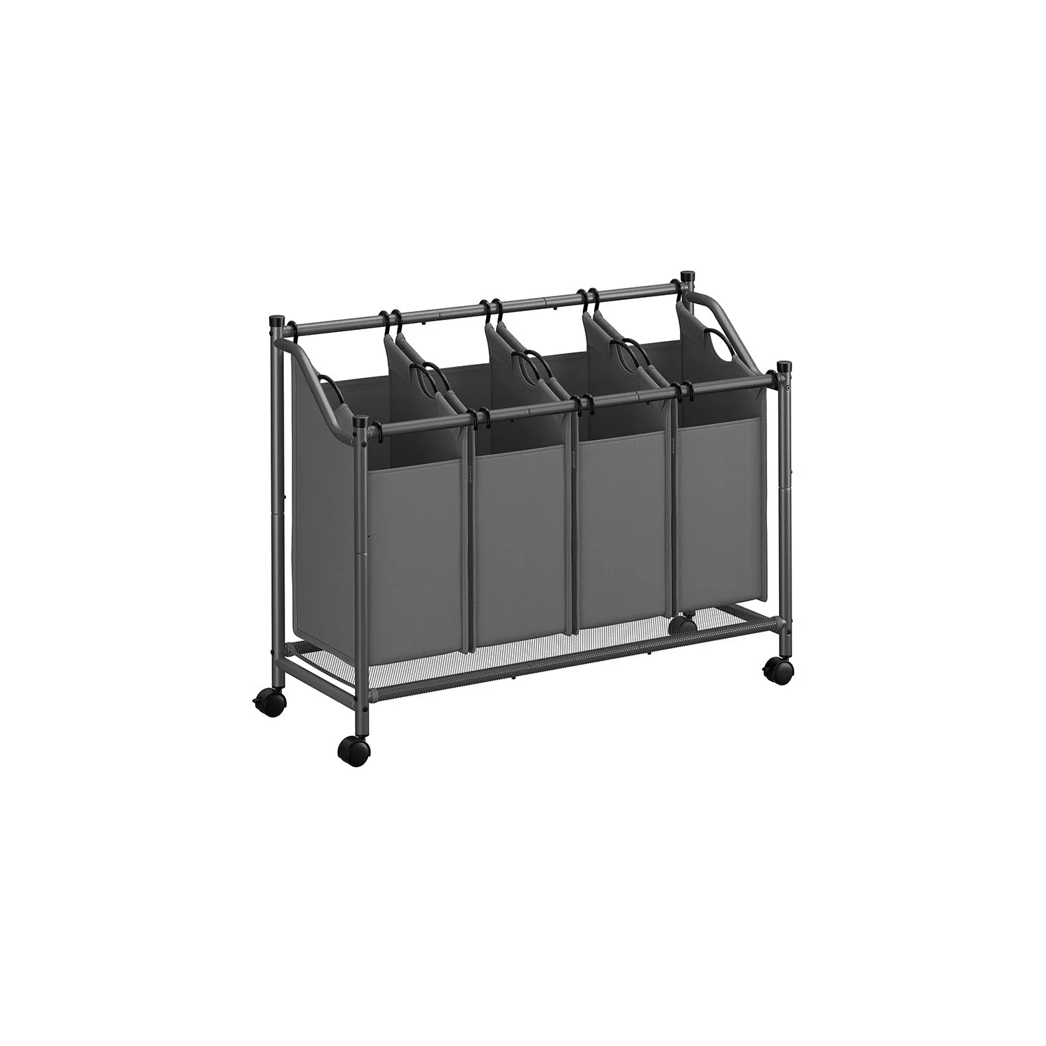 Laundry Sorter with 4 Removable Bags