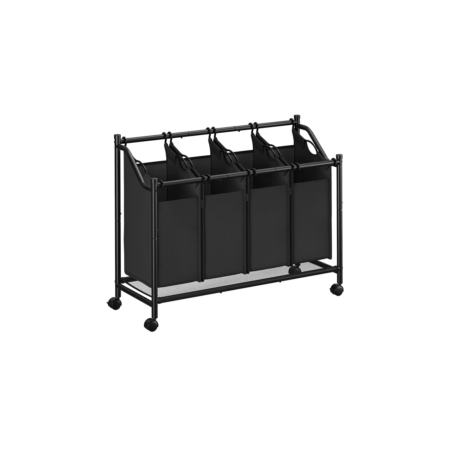 Laundry Sorter with 4 Removable Bags