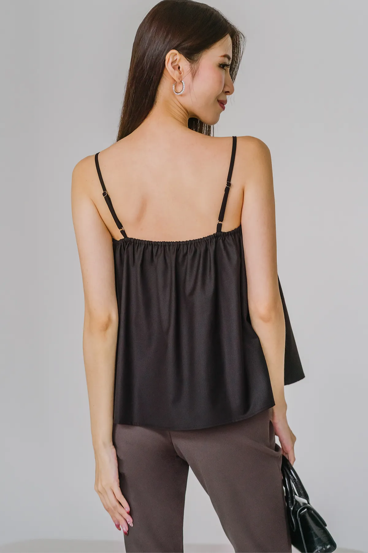 Lissom Pleated Top (Black)