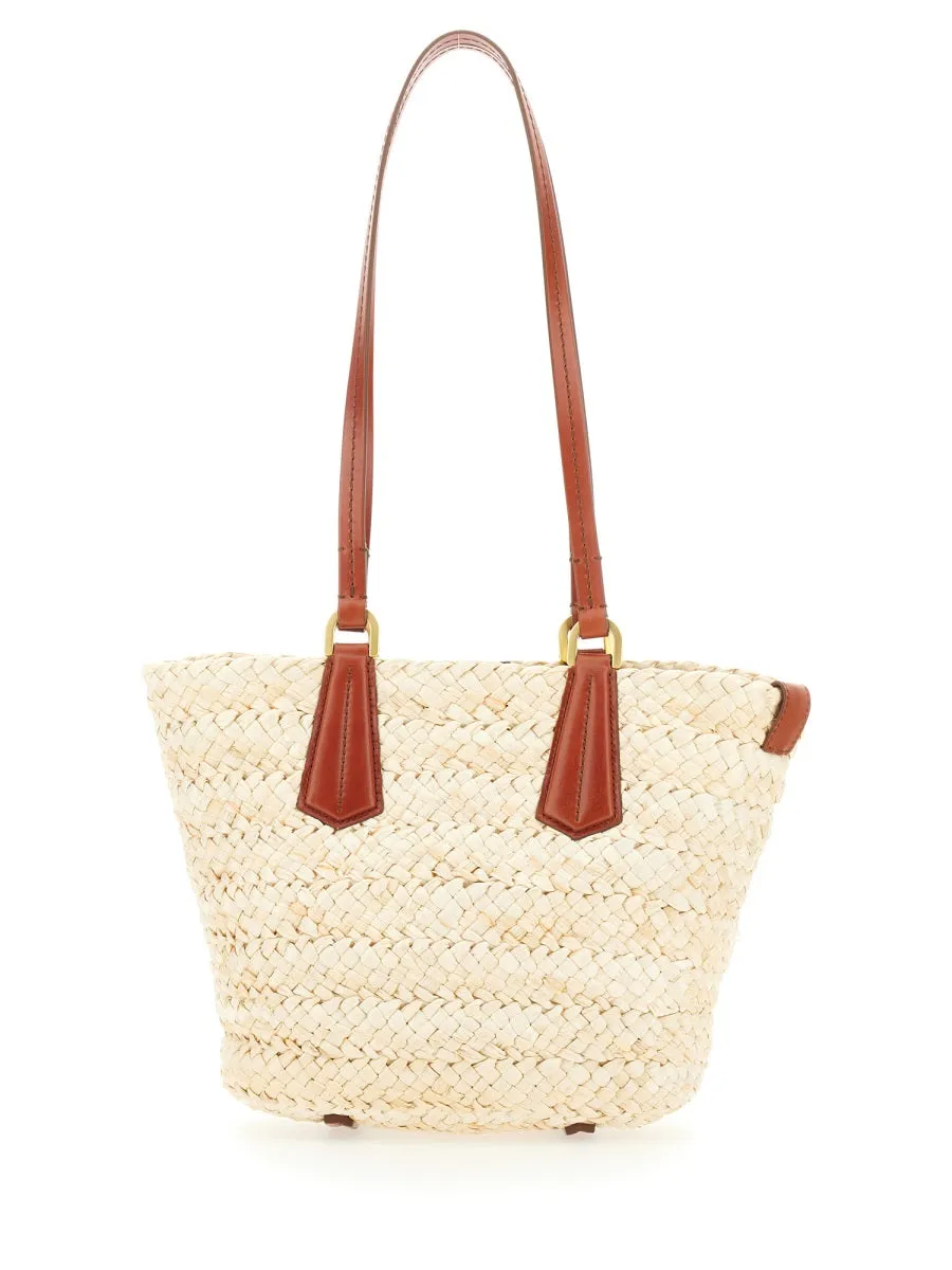 Max Mara Women Straw Bucket Bag