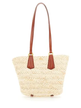 Max Mara Women Straw Bucket Bag