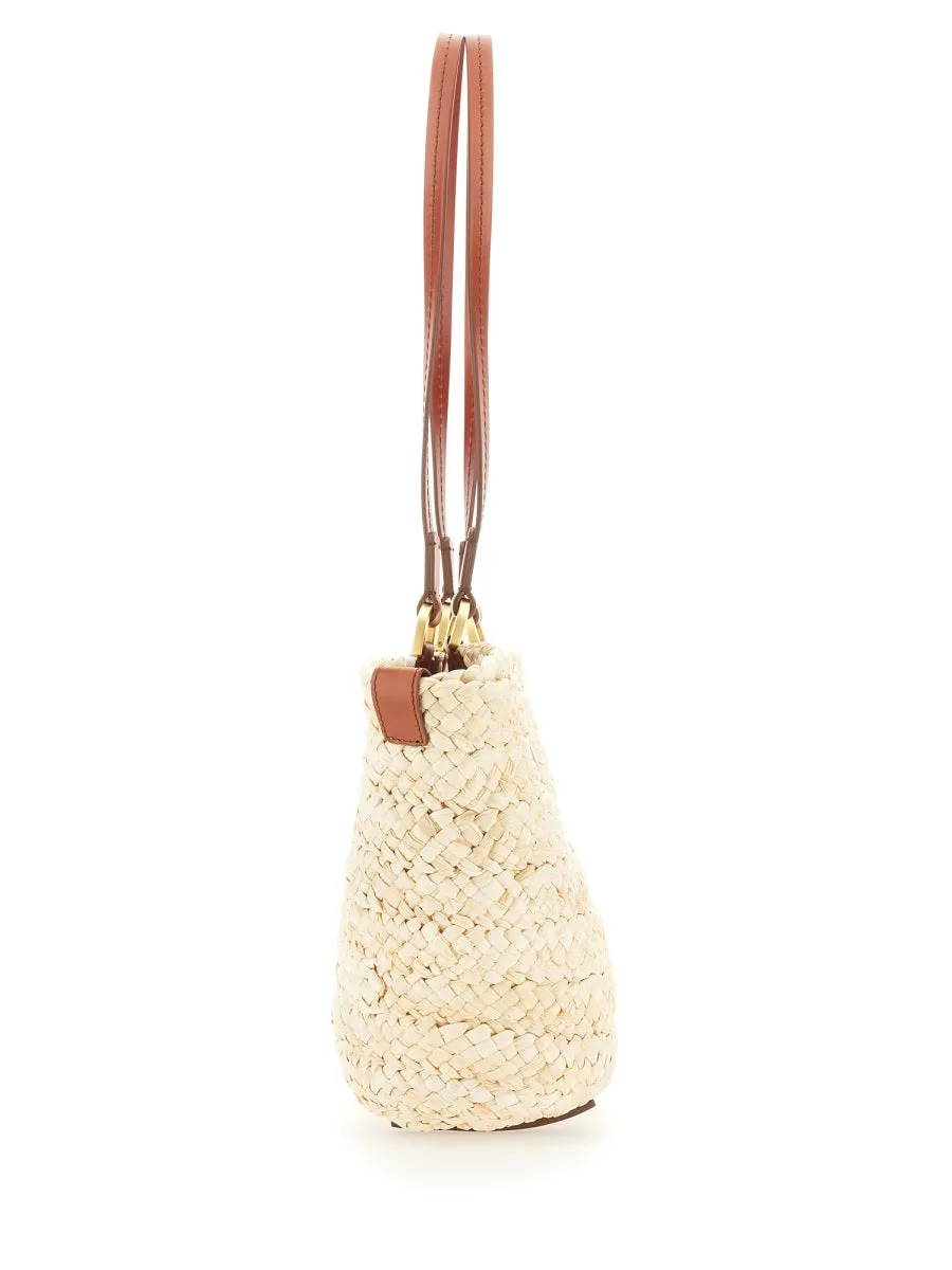 Max Mara Women Straw Bucket Bag