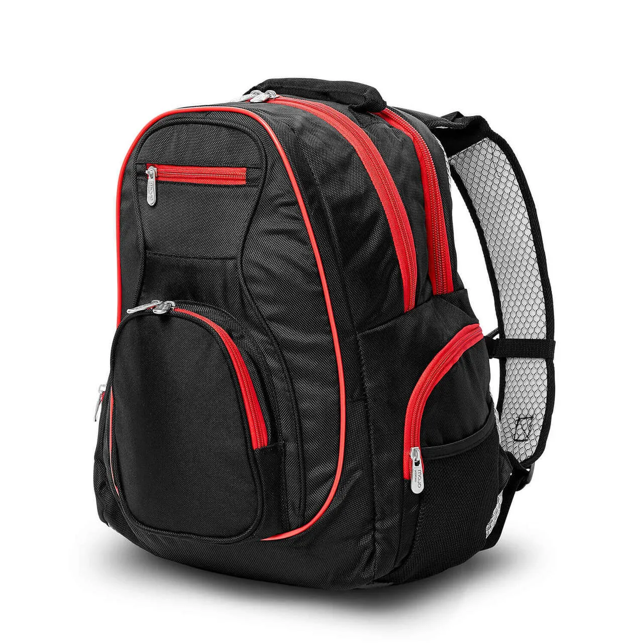 Northeastern Huskies 2 Piece Premium Colored Trim Backpack and Luggage Set