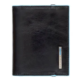 Piquadro Blue Square Credit Card Holder - Black - PP1395B2/N