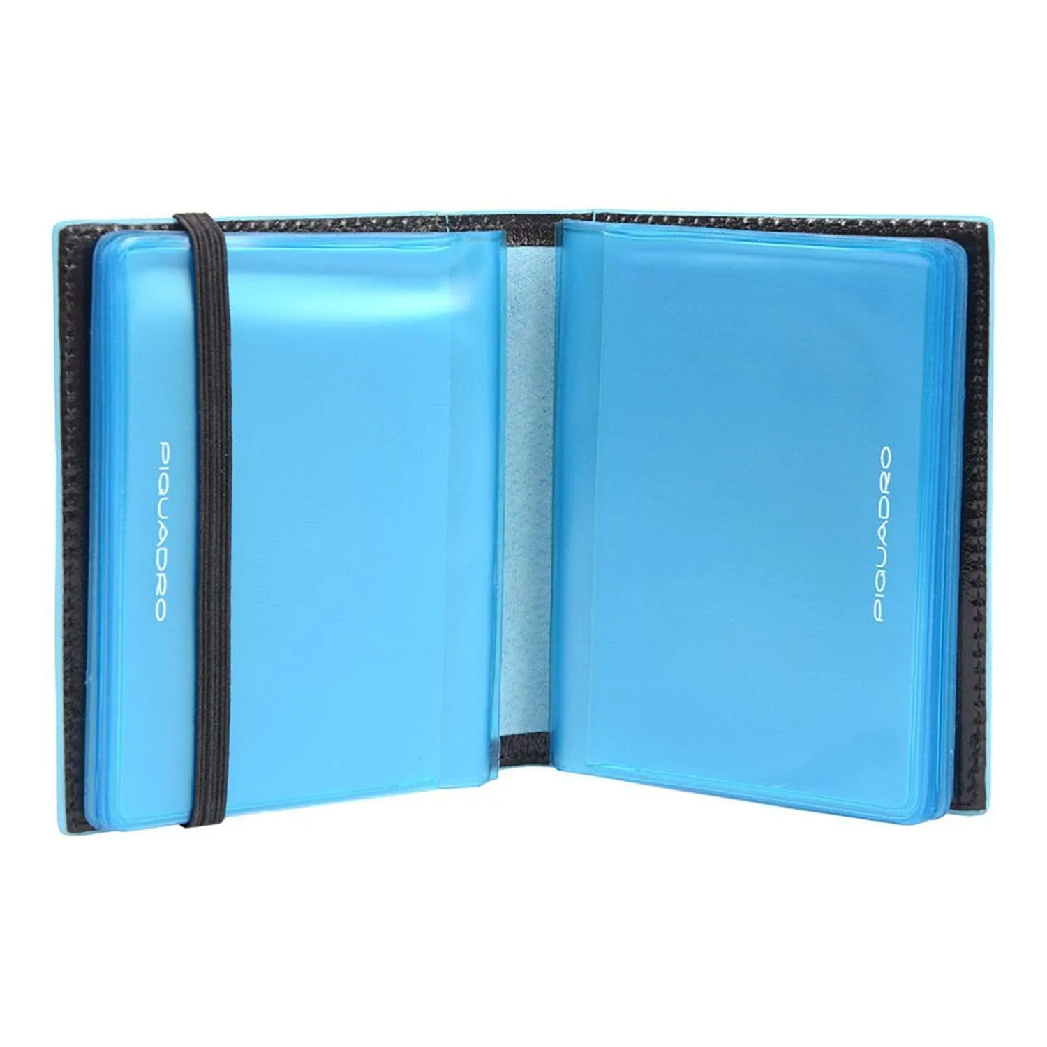 Piquadro Blue Square Credit Card Holder - Black - PP1395B2/N