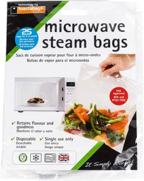 PRODUCTS Microwave Steam Bags, 1 EA