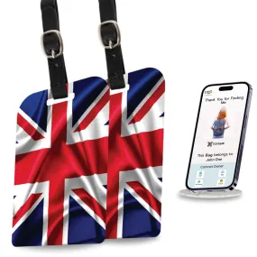 Smart Bag Security Tag - Great Britain Flag [Pack 2]